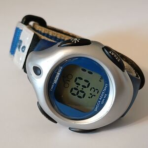 Timex IronKids Shock Resistant Hook And Loop Digital Sports Watch WR 50M